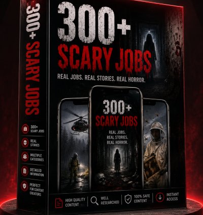 300+ Scary Jobs – Real Horror Stories & Dark Careers 👻